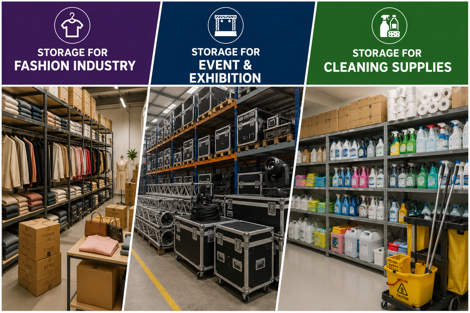 Storage for the Fashion Industry: Keeping Inventory Safe, Organized, and Accessible