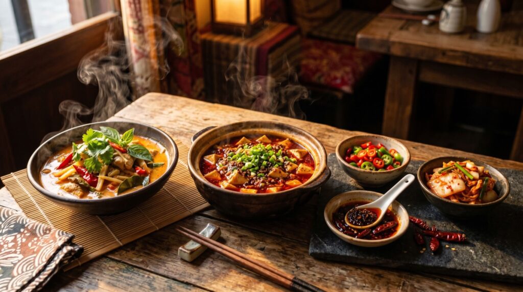 A relaxed weekend restaurant table with friends
